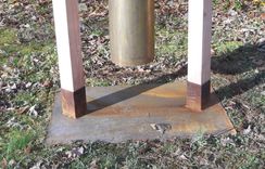 Large Garden Bell Or Gong 2 small