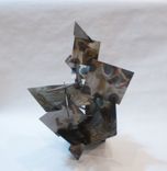 Square Abstract Metal Sculpture 4 small