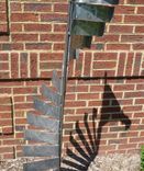 Outdoor Abstract Metal Windmill Rotating Scultpure, Yard Art Or Interior Art 5 small