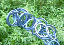Outdoor Abstract Metal Scultpure, Yard Art Or Interior Art 2 small