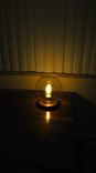 Walnut Mood Lamp With Edison Bulb 1 small
