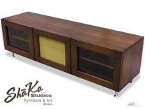 Montrose Media Console | Mid-Century Modern Inspired Media Console. 1 small