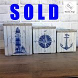 Nautical Canister Set Lighthouse Canister Set 1 small