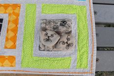Baby Clothes (T-Shirt) Memory Quilt - X-Large Size Approx 60" X 60" (25 Squares) - 3 small