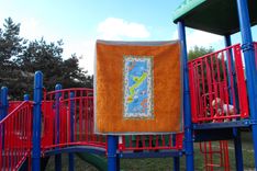 Baby Clothes (T-Shirt) Memory Quilt - X-Large Size Approx 60" X 60" (25 Squares) - 2 small