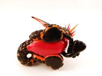 Polymer Clay Fire Dragon Sculpture 5 small