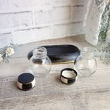 Courtly Salt & Pepper Shaker Black White Check Dish Buffalo Check Kitchen Decor 5 small