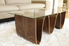 Walnut Ribbon Coffee Table 4 small