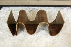 Walnut Ribbon Coffee Table 5 small