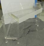 Acrylic Corner Desk - Hand Crafted, Made To Order, Vast Variety Of Size And Color Options 5 small
