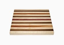 Butcher Block, Cutting Board, End Grain, Walnut, Mahogany, Purpleheart & Rock Maple 1 small