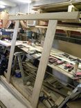Oak , Queen Over Queen Bunk Bed . 6 small
