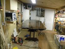 Black Walnut Book Matched Slab Table 3 small
