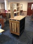 Rolling Island With Reclaimed Oak Counter Top 1 small