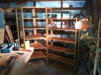 Cherry And Oak Bookshelves 2 small