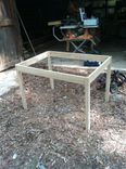 Dining Table, White Oak/Black Walnut 5 small