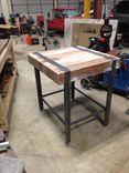 Reclaimed Beam Bar Height Table 2 small
