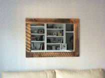 Reclaimed Barn Wood Framed Mirror 2 small