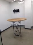 Intertwined Hair Pin Tables With Reclaimed Wood Tops 2 small