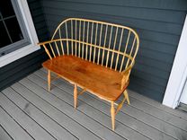Cherry And White Ash Bench (Settee) 1 small