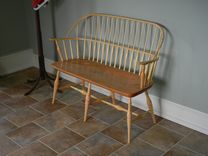 Cherry And White Ash Bench (Settee) 4 small
