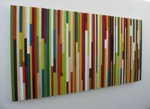 Modern Wood Wall Sculpture 3 small