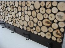 Rustic Wood Coat Rack Towel Rack 2 small