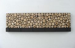 Rustic Wood Coat Rack Towel Rack 3 small