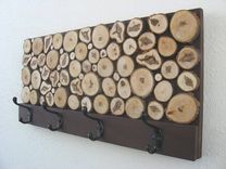 Rustic Wood Coat Rack 1 small