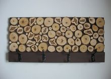 Rustic Wood Coat Rack 3 small