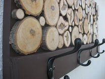 Rustic Wood Coat Rack 4 small