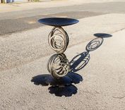 Metal Outdoor Sculpture Art - Junk Art Sculptures 1 small