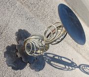 Metal Outdoor Sculpture Art - Junk Art Sculptures 2 small