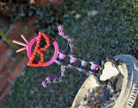 Handmade Chain Art Metal Sculpture 3 small