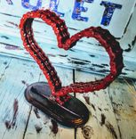 Metal Bike Chain Art Heart 5 small