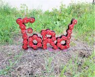 Ford Signage Sign Metal Welded Chain Art 1 small