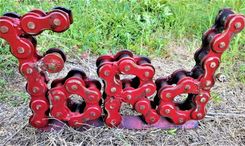 Ford Signage Sign Metal Welded Chain Art 4 small