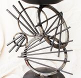 Upcycled Metal Sculpture Garden Decor 3 small