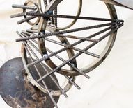 Upcycled Metal Sculpture Garden Decor 4 small
