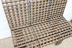 Chain Art Furniture | Metal Bench | Industrial Art 2 small
