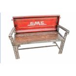 Handmade Welded Chain Art Furniture - Truck Bench - Free Shipping 1 small