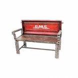 Handmade Welded Chain Art Furniture - Truck Bench - Free Shipping 2 small