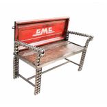 Handmade Welded Chain Art Furniture - Truck Bench - Free Shipping 4 small