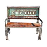Chain Metal Art Furniture / Truck Tailgate Garden Bench 4 small