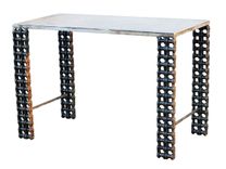 Custom Made Industrial Furniture Sofa Table By Raymond Guest 3 small