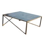 Industrial Art Metal Coffee Table By Raymond Guest 2 small