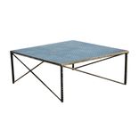 Industrial Art Metal Coffee Table By Raymond Guest 1 small