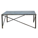 Industrial Art Metal Coffee Table By Raymond Guest 3 small