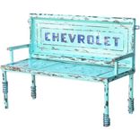 Outdoor Furniture, Upcycled Garden Decor Bench, Chevy Tailgate Truck Bench 1 small