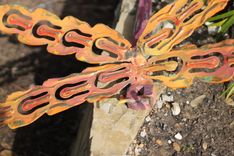 Wall Art Metal Dragonfly Garden Accessories 4 small